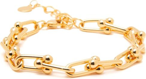 Timeless 18K Gold Vermeil Bracelet for Women, Hypoallergenic Nickel-Free Charm, Durable Everyday Jewelry Gift Tarnish-Resistant in Kuwait