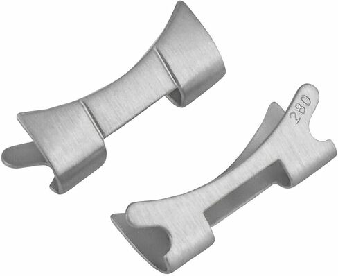 Ewatchparts 2 Pcs 280 End Link Piece Compatible With Rolex 1970 Submariner 1680 5512 5513 9315 Watch Band in Kuwait