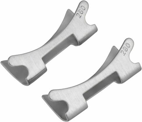 Ewatchparts 2 Pcs 280 End Link Piece Compatible With Rolex 1970 Submariner 1680 5512 5513 9315 Watch Band in Kuwait