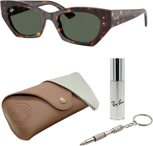 Ray-Ban RB4430F ZENA BIO-BASED LOW BRIDGE FIT Square-Round Shape Sunglasses with Official RayBan Eyewear Kit in Saudi Arabia