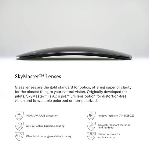 AO American Optical Gold Original Pilot Sunglasses | Nylon & Glass Lenses | Polarized & Non-Polarized in Saudi Arabia