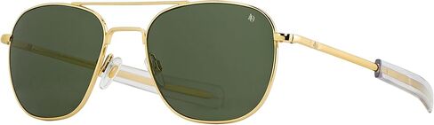 AO American Optical Gold Original Pilot Sunglasses | Nylon & Glass Lenses | Polarized & Non-Polarized in Saudi Arabia
