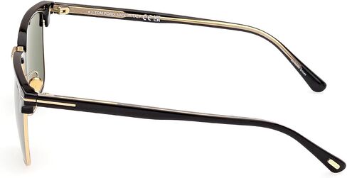 نظارات توم فورد الشمسية FT 0997 -H Hudson- 02 01N ذهب أصفر لامع، شعار t/Gream in Kuwait