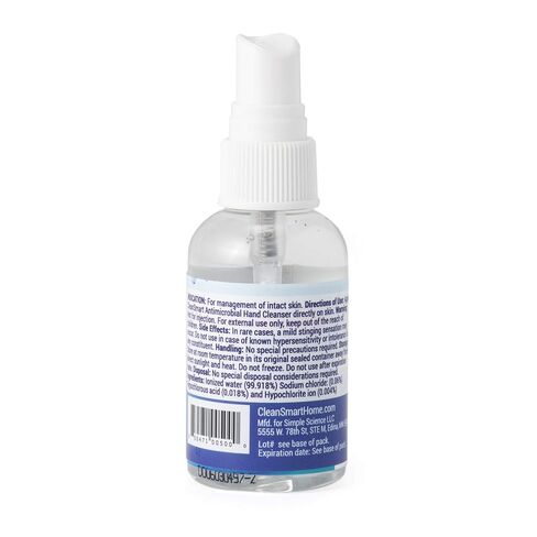 CleanSmart Skin & Hand Cleanser, 2 Ounce Spray Bottle (Pack of 3) Alcohol-Free Safe Cleanser in Saudi Arabia