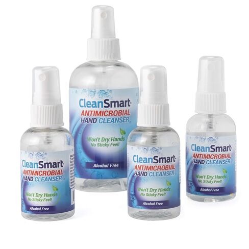 CleanSmart Skin & Hand Cleanser, 2 Ounce Spray Bottle (Pack of 3) Alcohol-Free Safe Cleanser in Saudi Arabia