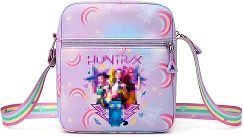 Kpop Crossbody Bag with Zipper Cute Cartoon Shoulder Bag for Korean Pop Idol Fans, Anime Merch Mini Purse for kpop fans Birthday Gifts, Adjustable Strap Casual Everyday Use Tote Phone Wallet in Saudi Arabia
