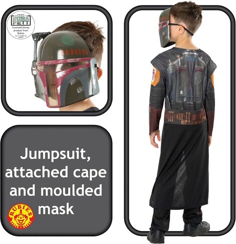 Rubie's 3013535-6 Boba Fett Classic Children's Costume, Boys, as Show, M Halloween in Kuwait