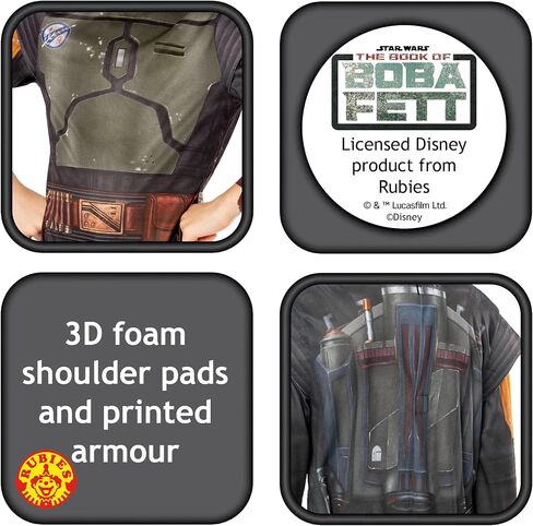 Rubie's 3013535-6 Boba Fett Classic Children's Costume, Boys, as Show, M Halloween in Kuwait