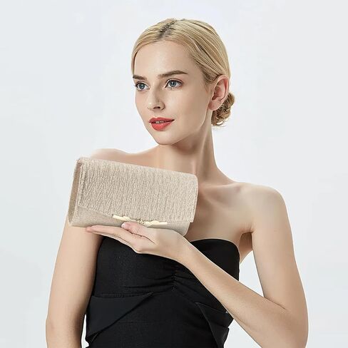 Evening Bag Clutch Purses for Women Ladies Glitter Wedding Crossbody Handbags for Prom Party Cocktail in Saudi Arabia
