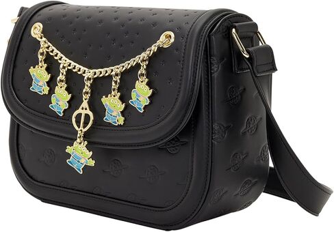 Loungefly Disney: Pixar- Toy Story 5 - Aliens - Enamel Charms on Chain- Adjustable Shoulder Strap Crossbody Bag with Charms - Gifts for Kids & Adults - Collectible Bags in Kuwait