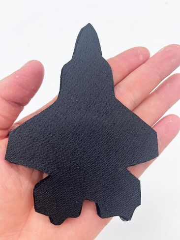Lockheed Martin® F-35A Lightning II® Silhouette PVC Patch، 5 بوصة، خطاف وحلقة in Kuwait
