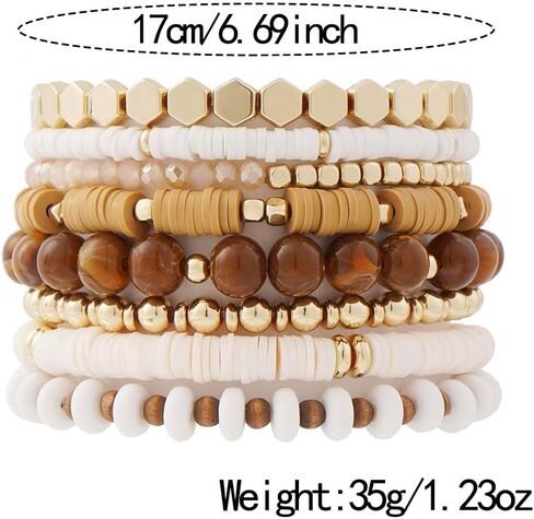 4 Pcs Summer Beach Accessories Set for Women, Straw Handbag + Leopard Print Oval Sunglasses + Boho Stackable Beaded Bracelets + Raffia Woven Hoop Earrings, Vacation Pool Party Outfit Gift in Saudi Arabia