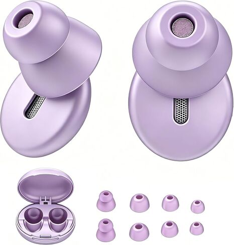 Ear Plugs for Side Sleepers 0.1oz Soft Reusable Silicone Breathable Holes in Kuwait