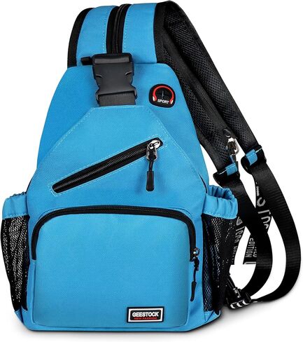 Crossbody Backpack Convertible Sling Bag for Women Men with Adjustable Strap Small Casual Daypack for Hiking Traveling (Large, 13-Inch, Black) in Saudi Arabia