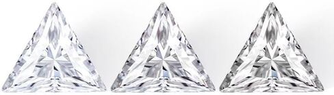High Clarity D Colorless Trlangle Moissanite Diamond Loose Moissanite Stone in Saudi Arabia