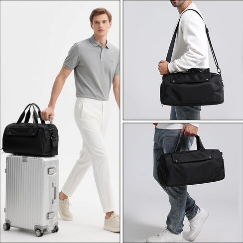 Gym Bags for Men, Small Duffle Bag for Travel, Waterproof Overnight Bag with Shoe Compartment, Cordura Sports Bag for Fitness/Short Trip in Saudi Arabia