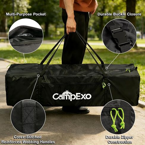 47" Heavy Duty Extra Large Duffle with Two-Way Zipper, Durable. Perfect as Camping Bag Travel Storage Tent Storage Tent Storage Sports Equipment Bag for Coaches & More in Saudi Arabia