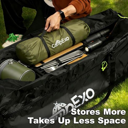 47" Heavy Duty Extra Large Duffle with Two-Way Zipper, Durable. Perfect as Camping Bag Travel Storage Tent Storage Tent Storage Sports Equipment Bag for Coaches & More in Saudi Arabia