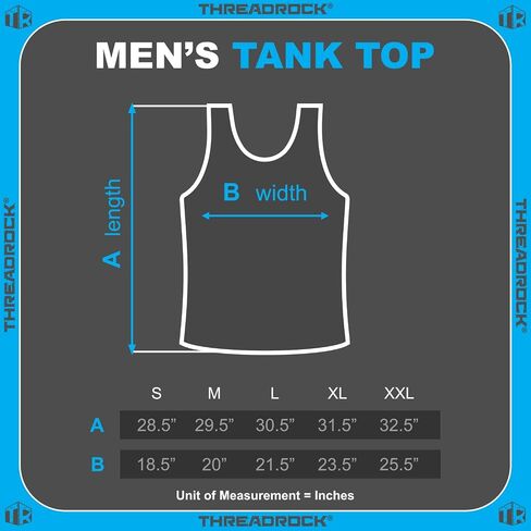 Threadrock Men's Colorado Mountains American Flag Tank Top in Kuwait