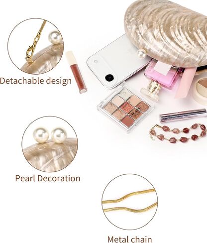Labair Acrylic Shell Shaped Bag Marble Purses handbags for Women Wedding Party Formal. in Saudi Arabia