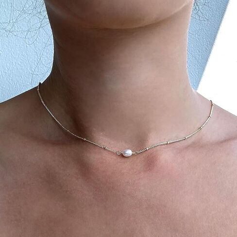 Pearl Back Chain for Backlesss Dress Layered Backdrop Gold Dainty Chain Women Bridal Wedding Back Necklace Summer Beach Body Jewelry (Gold A) in Saudi Arabia