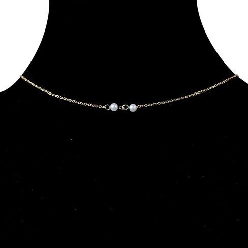 Rhinestone Back Chain for Backless Dress, Layered Pearl Backdrop Necklace, Gold Dainty Back Chain, Bridal Wedding Body Jewelry in Saudi Arabia