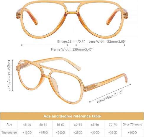 DOOViC 3 Pack Retro Aviator Reading Glasses for Women Men Lightweight Blue Light Blocking Computer Readers in Saudi Arabia