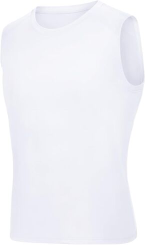 Somaibo Boys Sleeveless Compression Shirt Youth Athletic Tank Tops Kids Quick Dry Basketball Football Undershirt in Saudi Arabia