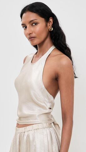 وشاح علوي نسائي من Enza Costa مصنوع من الساتان in Kuwait