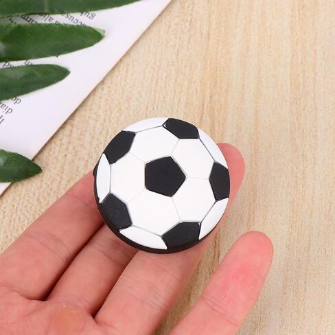 Healifty Football Pattern Cabinet Handles 4pcs Set, Rubber Room Drawer Pulls with Nails, Soft Wardrobe Door Knobs for ’s Furniture Decor in Kuwait