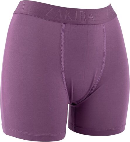 ZAKIRA Women's Tencel Boxer Shorts, Soft Breathable Stretch Boyshort Underwear, Anti Chafing Long Leg Knickers, 3 Pack in Saudi Arabia