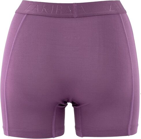 ZAKIRA Women's Tencel Boxer Shorts, Soft Breathable Stretch Boyshort Underwear, Anti Chafing Long Leg Knickers, 3 Pack in Saudi Arabia