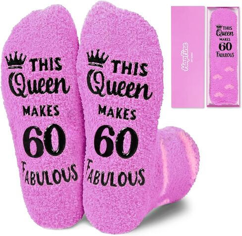 50 60 70TH Birthday Gifts for Her - Women 50 60 70 Year Old Birthday Socks in Saudi Arabia
