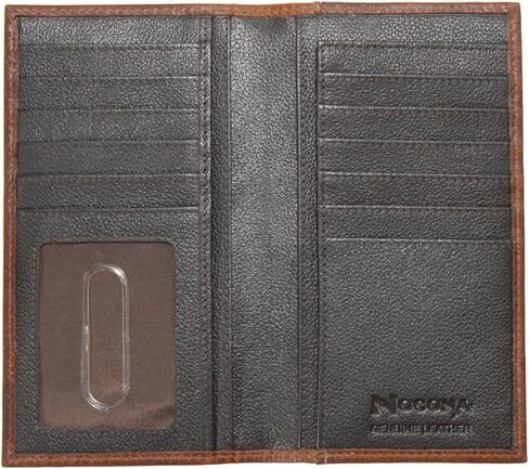 Nocona Belt Co. Men's Ostrich Leather Rodeo Wallet in Kuwait