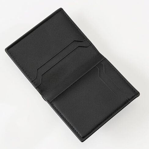 Black Panther wallet men's ultra-thin PU leather Valentine's Day gift, unique birthday gift, hero ID with double fold 3D metal superhero mask ultra-thin simple front pocket personalized wallet in Kuwait