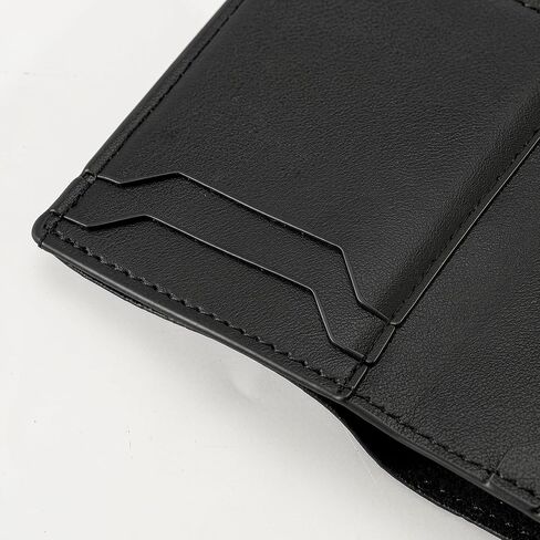 Black Panther wallet men's ultra-thin PU leather Valentine's Day gift, unique birthday gift, hero ID with double fold 3D metal superhero mask ultra-thin simple front pocket personalized wallet in Kuwait