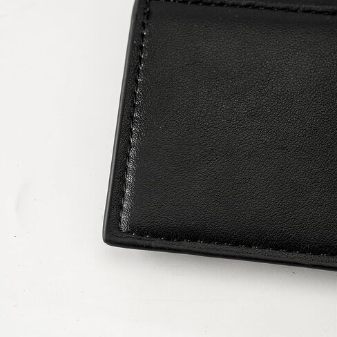 Black Panther wallet men's ultra-thin PU leather Valentine's Day gift, unique birthday gift, hero ID with double fold 3D metal superhero mask ultra-thin simple front pocket personalized wallet in Kuwait