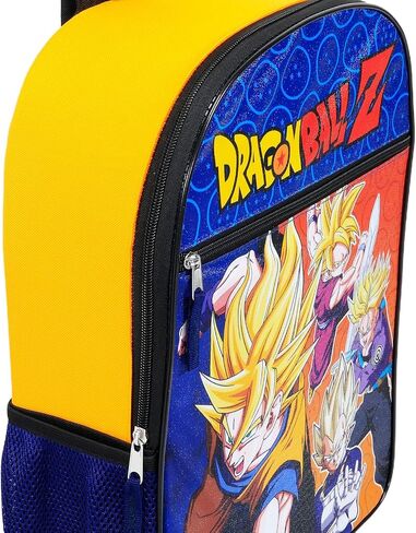 Dragon Ball Z Backpack for Kids - Bundle with Anime Backpack for Kids Plus Stickers, Water Bottle, More | Dragon Ball School Bag Set for Boys in Saudi Arabia