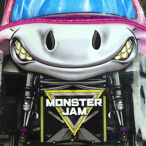 INTIMO Monster Jam Backpack Sparkle Smash 3D Truck Bookbag 16" in Saudi Arabia