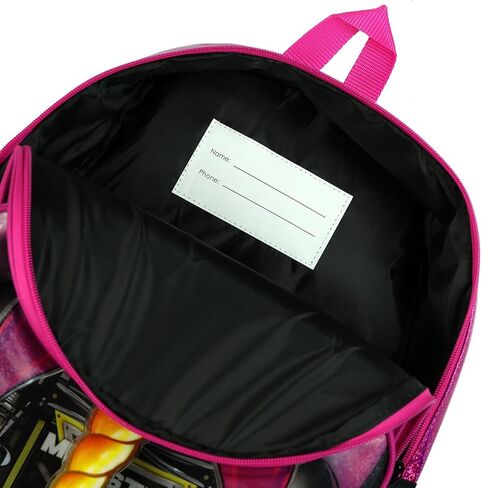 INTIMO Monster Jam Backpack Sparkle Smash 3D Truck Bookbag 16" in Saudi Arabia