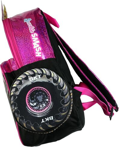 INTIMO Monster Jam Backpack Sparkle Smash 3D Truck Bookbag 16" in Saudi Arabia