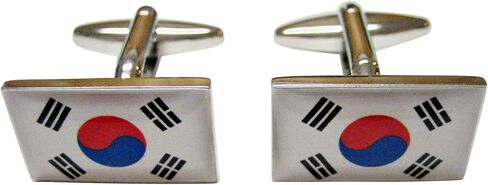 Kiola Designs Korea Flag Cufflinks in Kuwait
