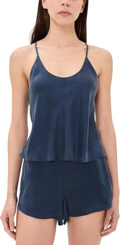 Lunya Women's Washable Silk Bias Cami Short Set in Kuwait