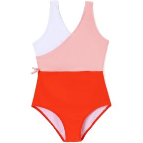 PATPAT Girl's One Piece Swimsuits Bathing Suit for Kids Swimwear Beachwear 5-9 Years