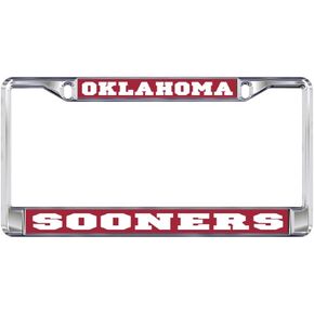 Craftique Oklahoma Sooners Metal License Plate Frame