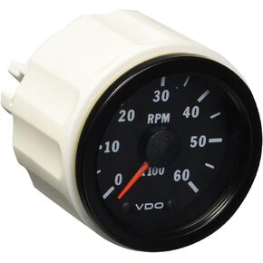 VDO 333158 مقياس سرعة الدوران القابل للبرمجة بنمط الرؤية بقطر 2 1/16 بوصة، 6,000 دورة في الدقيقة in Kuwait