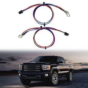 TIKSCIENCE 2Pcs Tow Mirror Wiring Harness Fit for Chevy Silverado 1500 2500HD GMC Sierra Truck 2014 2015 2016 2017 2018 Cargo Running Turn Signals Light