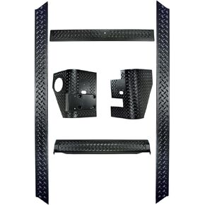 Rugged Ridge | Body Armor Kit, 6 Piece | 11650.51 | Fits 1997-2006 Jeep Wrangler TJ