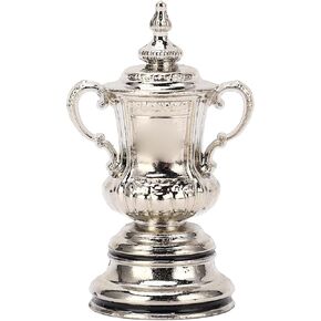 Sorandy Football Cup Trophy Shiny Award, Football Competitions Champion Cup Model, Silver Trophy Elegant and Durable Design, High Simulation Metal Fantasy Trophy Ornaments Decor