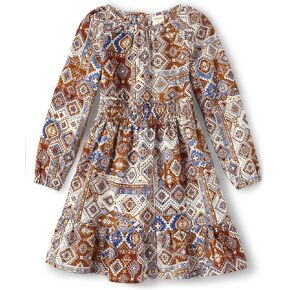 Gymboree Baby Girls' and Toddler Long Sleeve Casual Print Dresses